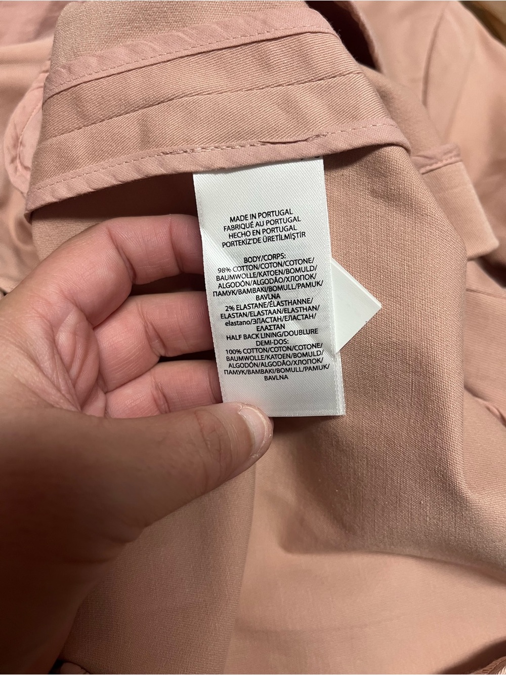 Polo Ralph Lauren Pale Pink Blazer Women’s Size 12 Two Buttons - Picture 8 of 14
